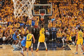 aiyouxi-步行者队大将在胜利比赛中挺身而出，成为焦点(步行者队大将在胜利比赛中挺身而出,成为焦点球员)